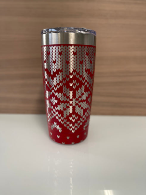 Snowflake Engraved Tumbler
